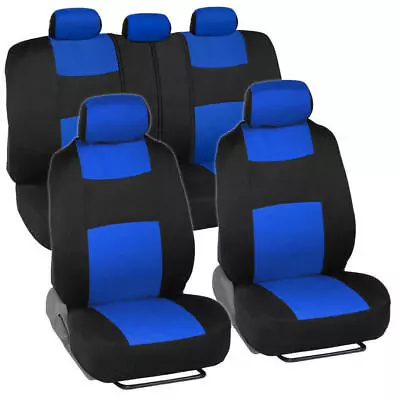 For Volkswagen Jetta Full Set Car Seat Cover 5-Sits Protector Front Rear Cushion • $26.99
