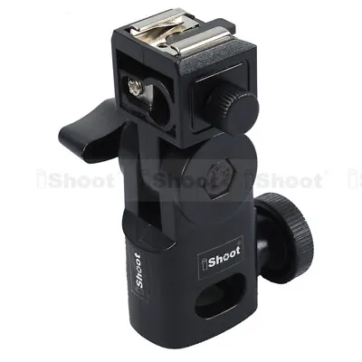 Hot Shoe Mount Flash Bracket/Umbrella Holder For Canon Nikon Pentax Speedlight • $8.99