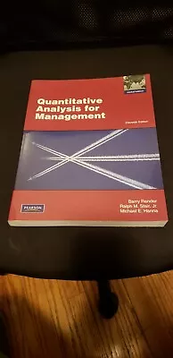 Quantitative Analysis For Management 11th Edition Textbook Render/Stair/Hanna • $24.99