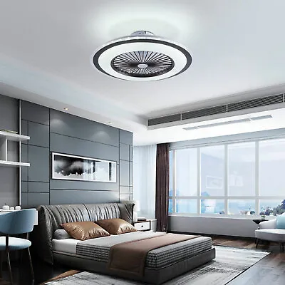 23  Modern Ceiling Fan Light LED Chandelier Fan 3Color Light With Remote Control • $59.85