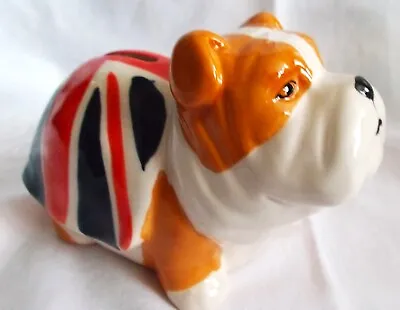 ‘NEW’ Union Jack Ceramic British Bulldog Money Box • £9.99