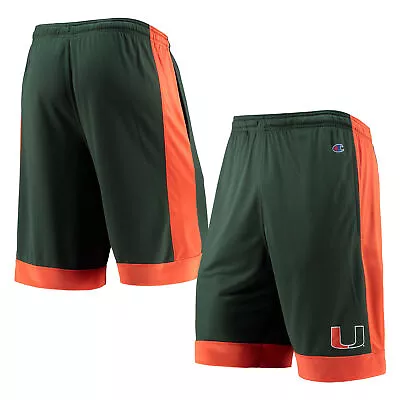 Men's Green Miami Hurricanes Outline Shorts • $34.99