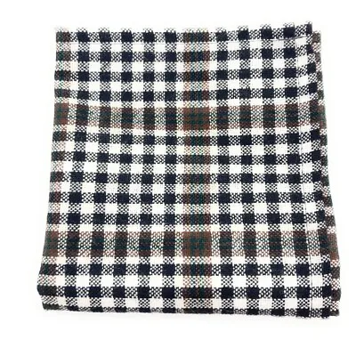Gents Pure Wool Burns Check Tartan Pocket Square - Made In Scotland • £16.99