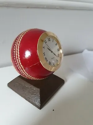 £21.99 • Buy Upcycled Cricket Ball Clock Ideal Gift