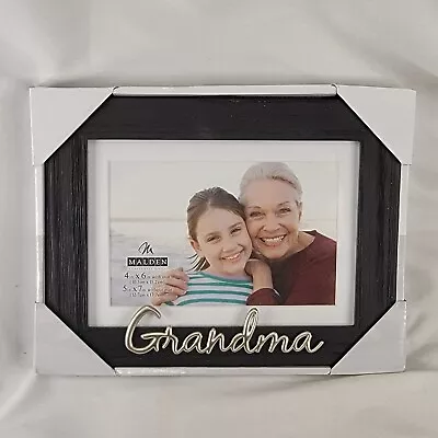 Malden  Grandma  Black Photo Frame With Mat Fits 4x6 Or 5x7 Still In Box • $23.97