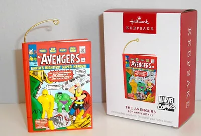 2023 Hallmark MARVEL COMICS - THE AVENGERS - 60TH ANNIVERSARY ORNAMENT • $9.99