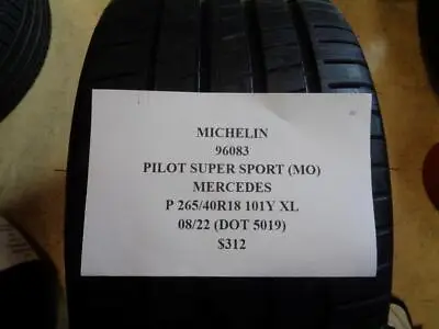 1 New Tire Michelin Pilot Sport (mo) Mercedes 265 40 18 101y Xl 96083 • $257.54