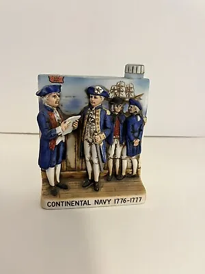 1975 Haas Brothers Continental Navy 1776-1777 Whiskey Decanter • $7.99