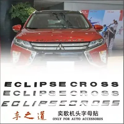 Mitsubishi Front Hood Emblem Logo 3D Badge Nameplate Founder  ECLIPSE CROSS  • $30.99