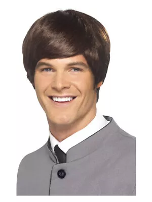 60s Male Mod Wig Brown • £12.03