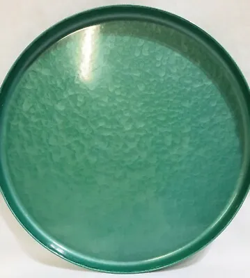 Vintage Mid Century Modern Handmade Kyes Moire Glaze Serving Tray • $49