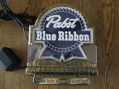 Vintage Pabst Blue Ribbon Lighted Cash Register Display Sign Works • $239.99