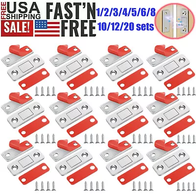 Strong Magnetic Catch Latch Ultra Thin For Door Cabinet Cupboard Closer USA Lots • $5.19