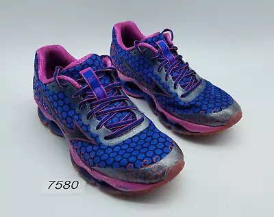 Mizuno Wave Prophecy 3 Women's Size 9 Running Shoes Purple Navy • $69.99