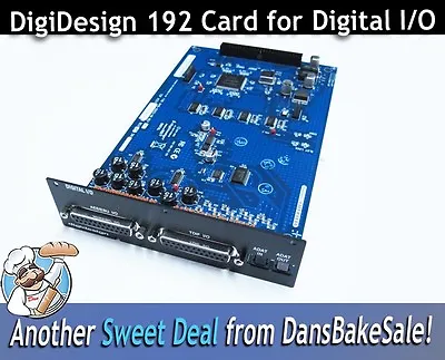 Digidesign 192 Digital I/O Card  9900-28-00 - New Open Box NOS W/ Warranty Card • $149