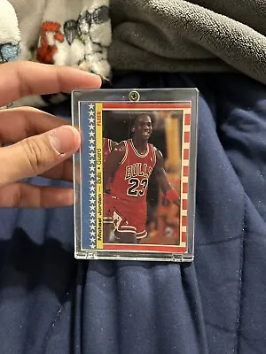1987 Fleer Basketball Sticker Michael Jordan Chicago Bulls # 2 • $85