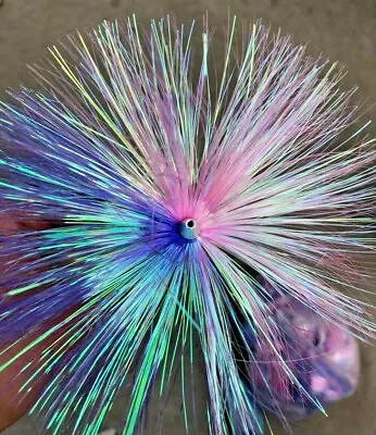 4 Mylar Flash Teaser Tail Lure Bucktail Jig Pompano 4  Jigs Tuna Mahi Wahoo ONO • $10.15