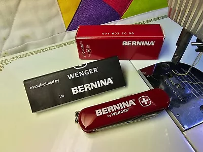 Bernina Wenger Victorinox Swiss Army - Sewing Promotion Tool Discontinued Item • $95.95