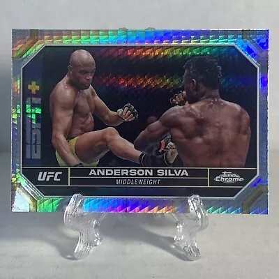 2024 Topps Chrome UFC Anderson Silva Prism Refractor #17 • $0.99