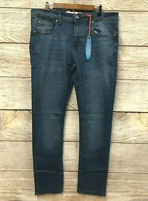 Huntington Stretch Jeans Mens 36X32 (38-42  Waist) Tully Wash Skinny Fit New  • $22.45