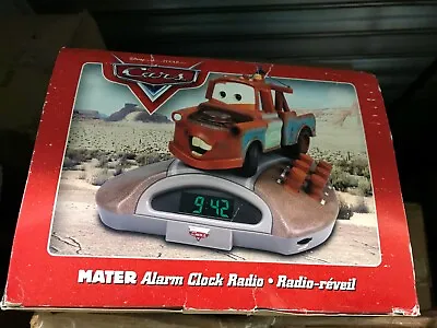 Disney Pixar Cars Talking Tow Mater Digital Alarm Clock Radio (NEW) • $129.99