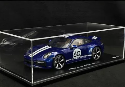 Spark Porsche 911 (992) Sport Classic 2022 Gentian Blue Met.  Dealer LE911 1/18 • $499