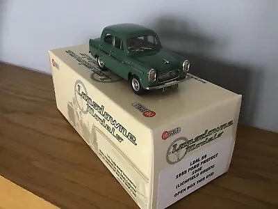 Lansdowne Models 1/43 Ldm59 - 1955 Ford Prefect 100e Green White Metal Mint • £75