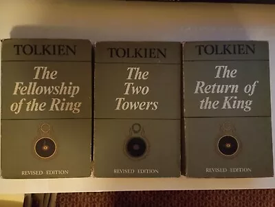 The Lord Of The Rings Trilogy By J R R Tolkien Hardcover Books • £150