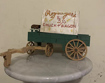 VINTAGE 1960'S IDEAL ROY ROGERS CHUCK WAGON Only PLAY SET  Parts As Is • $34.99