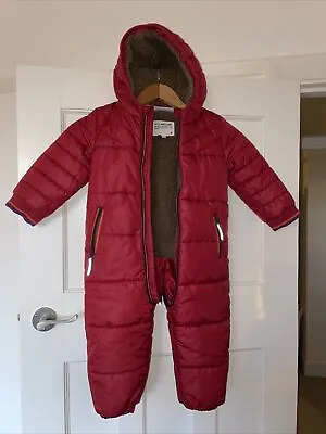 M&S Baby Toddler Buggy Snow Suit 18-24m • £10