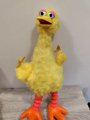 Vintage Educational Toys Sesame Street Jim Henson Big Bird Hand Puppet 1970s • $77.95