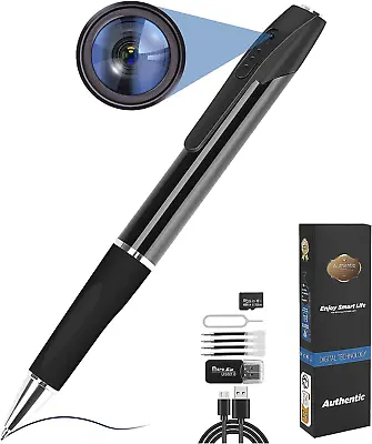 £42.31 • Buy Spy Cameras Pen 1080P Hidden Cameras Mini Portable Pocket Cam Covert Camera With