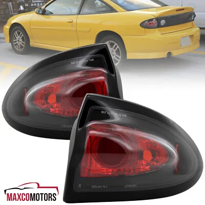 Black Tail Lights Fits 2003-2005 Chevy Cavalier Rear Brake Lamps Left+Right • $90.49