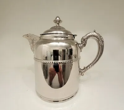 Vintage Metal Teapot Antique 9 Inches High • $24.99