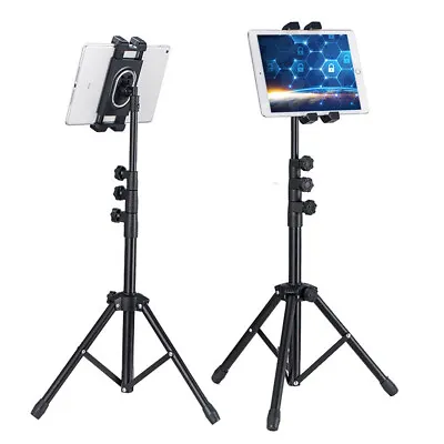 Adjustable Floor Mount Stand Tripod Holder For IPad 2 3 4 Mini Air Retina Tablet • £16.97