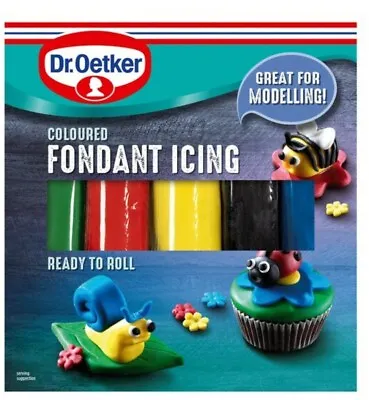 DR.OETKER READY TO ROLL COLOURED ICING 500g X 2 • £16.80