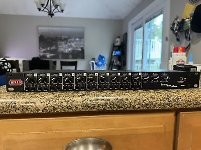 Rolls RM203 1U Rackmount 10 Channel Stereo Line Mixer 1 Space USA Built PA • $115