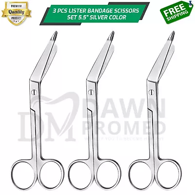 New 3 Lister Bandage Scissors 5.5  Surgical Medical Instruments Stainless Steel • $6.90