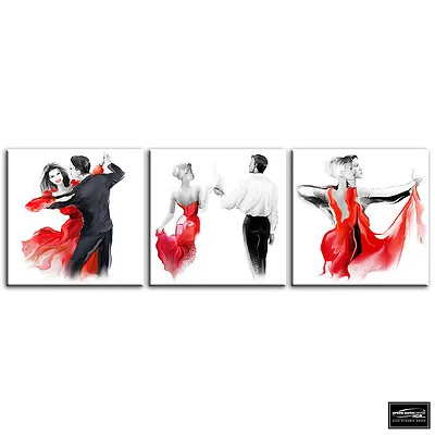 Ballroom Dancing   Performing BOX FRAMED CANVAS ART Picture HDR 280gsm • £34.99