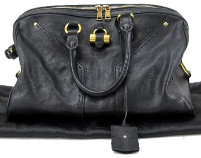 Yves Saint Laurent Muse 2Way Shoulder Handbag Boston Crossbody 297966 Leather • $901.81