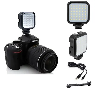 Photo/Video LED Light Set With Power Kit For Kodak Pixpro S-1 S1 • $26.95