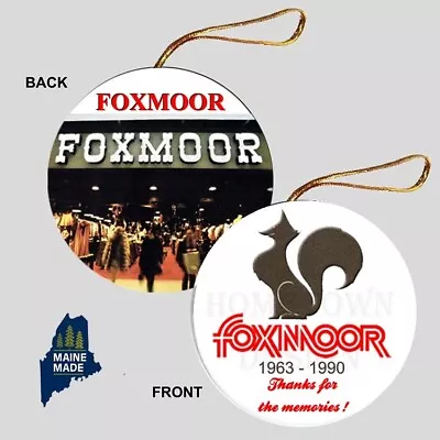 FOXMOOR CASUALS Christmas Ornament - Vintage Defunct Retail Clothing Store Mall • $6.99