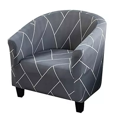 MIFXIN Club Chair Slipcover 1 Piece Stretch Tub Chair Cover Soft Spandex Armc... • $32.01