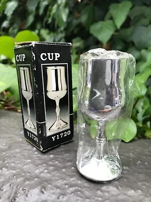 Small Miniature Metal Goblet Aperitif Liquor Cordial ~3 3/4  High • $4