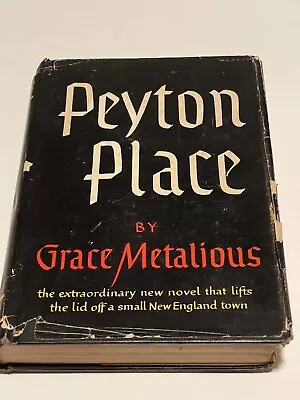 Peyton Place Grace Metalious 1956 Julian Messner Hardcover First Edition 9th • $40