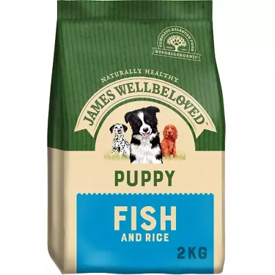 James Wellbeloved Puppy Fish And Rice Dry Dog Food 2kg • £13.50