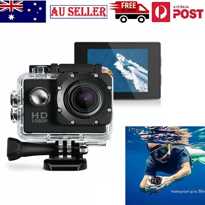 HD1080P Sport Cam Action Camera DV Video Recorder GoPro Camrecorder WaterproofAu • $32.99