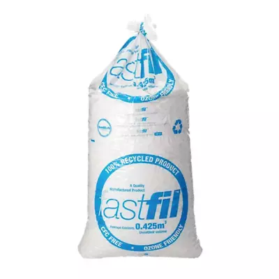 15 CUBIC FEET  POLYSTYRENE  LOOSE FILL PACKING PEANUTS HIGHEST QUALITY 24h • £28.95