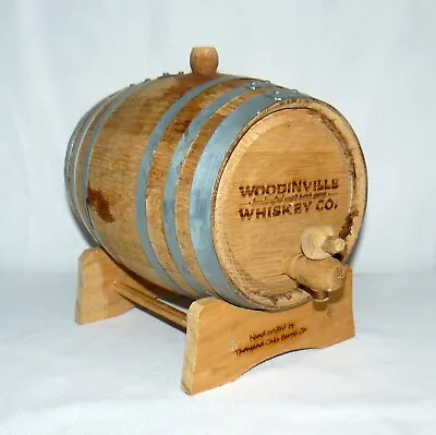 Woodinville Empty Whiskey Barrel 2 Liter Hand Crafted By Thousand Oaks Barrel Co • $59.92