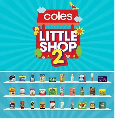 COLES Little Shop Series 2 Single Items YOUR CHOICE -or- FULL SET Australia Mini • $1.75